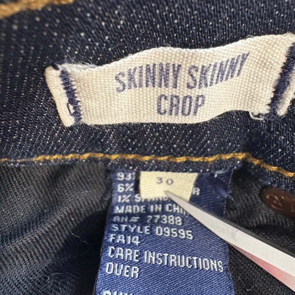 Madewell Dark Indigo Skinny Crop Jeans - Picture 6 of 8